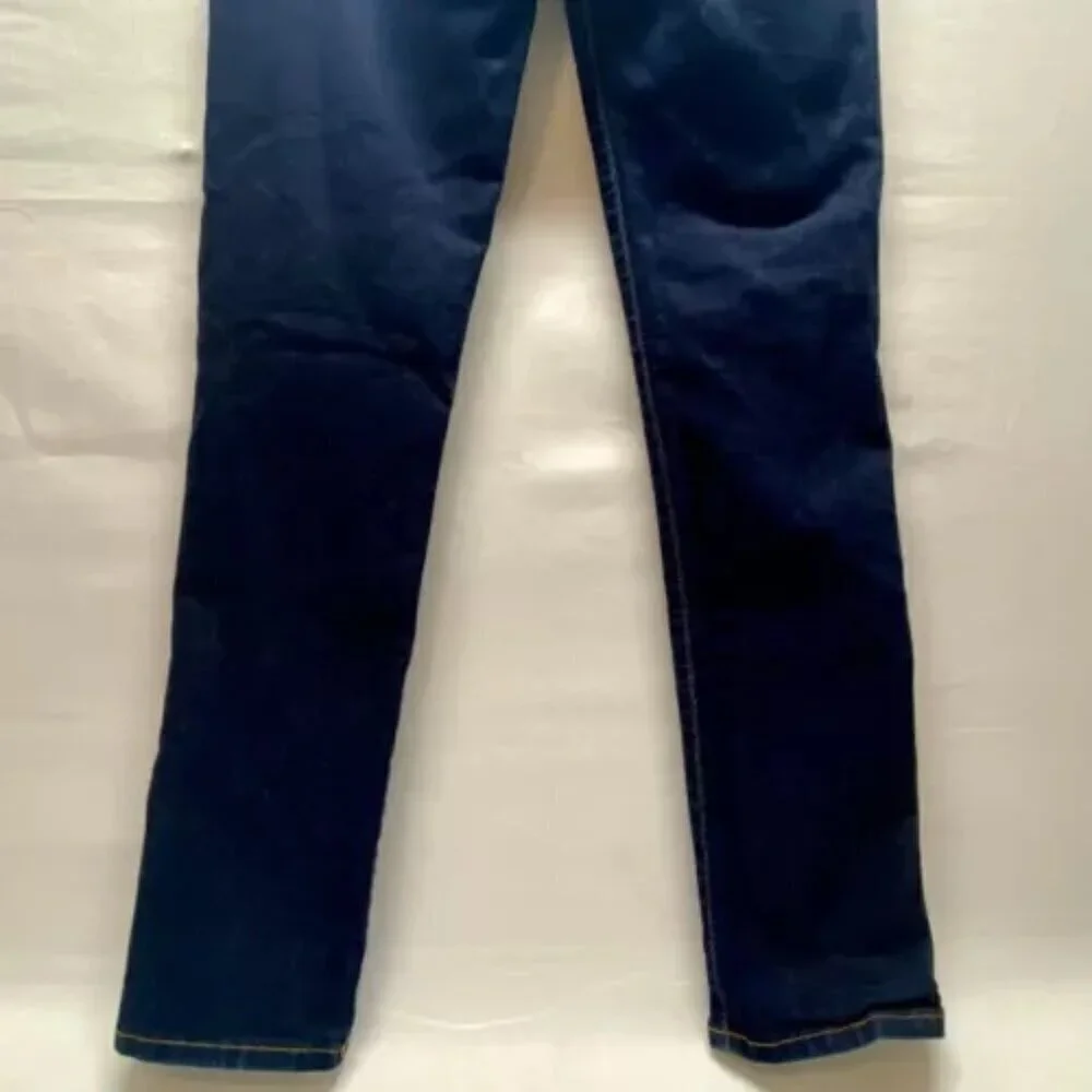 Gap Denim Jeans Girls Size 14 Regular Stretch Super Skinny Dark‎ Wash EUC